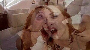 Redhead Eva Berger Takes Hard Assfuck from Two Big Cocks.